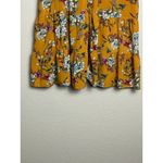 Live to be spoiled Junior's XXL Dress Yellow Floral Tiered Ruffle Summer Cottage Photo 11