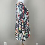 Ali Miles Tunic Cardigan Sweater Womens Small Multicolor Button Up Knit Artsy S Photo 6