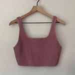 Babaton Aritzia Sleeveless Crop Top Ribbed Athletic Stretch Nylon Spandex Active Photo 0