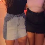 Coco + Jaimeson Multi-Colored Denim Mini Skirt  Photo 3