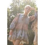 OLIPHANT Long Sleeve Yoke Mini Dress in Sultan Black Sz‎ XS NWT Photo 4