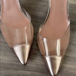 Paolo Metallic Slingback Heels Pointed toe Pump (Missing Ankle Strap) Silver Size 11 Photo 6
