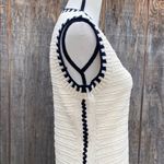 Cupshe New Cream Crochet Contrast Trim Bodycon Midi Dress Size Medium Photo 7