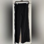 Athleta  Black Trekkie High Rise Wide Legged Parachute Pants‎ Size 8P EUC Photo 3