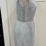 Antonio Melani Gray Midi Dress Size 6 Semi Formal Business Casual Professional Photo 3