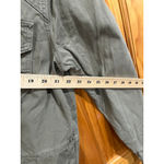 Free People Moonchild Distressed Boho Green Button Down Shacket Size Medium Photo 6