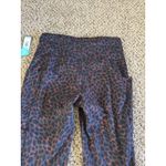 MTA Sport NWT MTA Sports Women's‎ Black Leopard Print High-Waisted Pockets leggings size L Photo 9