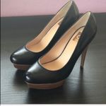 Dolce Vita Black Leather Stiletto Platform Pump Heels Sz 6 Photo 7
