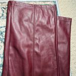 7 For All Mankind  Burgundy Wide Leg Pants Photo 3