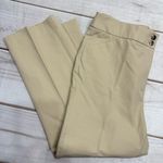 Chico's Chico’s Khaki Tan Lightweight Cropped Pants Button Zip Fly Size .5/Women’s 6 Photo 2