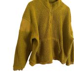 JoyLab  Women’s Sweatshirt Pullover  Golden Palm Sherpa  Size XL Photo 1