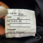 Social Bridesmaids Black Sleeveless Ruched Dress 16 Photo 8