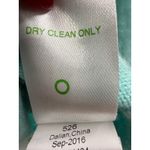 Lilly Pulitzer  Serene Collins Teal Cashmere Crew Neck Sweater XS Coral Trim Photo 3