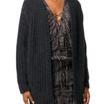 IRO  Yahk Chunky Knit Wool Open Front Cardigan Sweater Photo 1