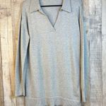 Gray Small Super Soft Long Sleeve V Photo 0