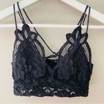 Free People  Adella Bralette Black Sz XS Photo 2