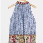 Anthropologie Bhanuni By Jyoti Jina Halter Beaded Embroidered Blouse Petite M Photo 1