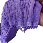 Raya Sun Crepe Crochet Bust Tie Dye Spaghetti Dress Cover Up Photo 6