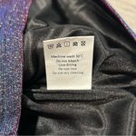 Allegra K NWT  Black Pink/Blue Iridescent Glitter Sleeveless Party Dress Size S Photo 5