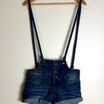 Lovesick Y2K Denim Suspender overall Shorts size 3 festival cute concert Blue Photo 0