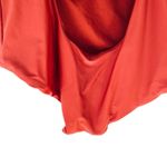 Becca  Virtue Love Letter Knotted Cut Out Low Back One Piece Swimsuit XL Maroon Photo 6