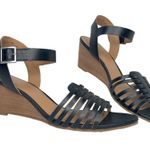 Susina Black Terra Wedge Sandal Photo 0