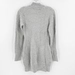 Missguided  Gray Mock Neck Long Sleeve Mini Knit Sweater Dress Women's Size 2 Photo 1