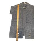 North River Gray Waffle Knit Open Front Cardigan, Women's Small Photo 6