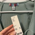 Urban Outfitters  Pale Green Ribbed Long Sleeve Top NWT Photo 2