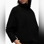 ALLSAINTS  Lock Roll Neck Sweater Black size medium Photo 2