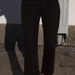 ZARA CROPPED FLARE HIGH-WAIST JEANS- BLACK. SIZE 4 Photo 9