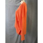 FP Beach  Orange Slouchy Knit Mock Neck Sweater Oversized Pullover Size M Photo 6