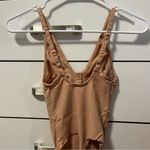 Free People  Larissa Bodysuit Pale Pink Photo 3