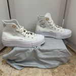 Converse Chuck Taylor All Star Lift Platform Autumn Embroidery. White. Size 5 Photo 2