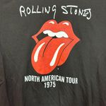 The Rolling Stones Hot Lips 1975 North American Tour Tee M Photo 1
