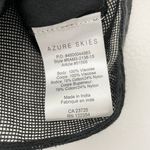 Aritzia New  Azure Skies Sheer Mesh Back Camisole Arago Tank Top Black Photo 14