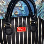 Betsey Johnson Betsy Johnson Striped and Quilted Handbag Photo 1