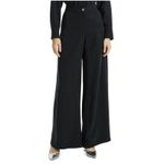 Theory NWT  Cargo Wide Leg Pant Black Fluid Lyocell Sz 10 $375‎ Photo 2