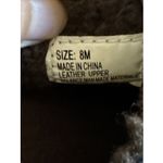 Sporto Blue Suede Leather Clogs Slip On 1” Heel 8M Faux Sherpa Lined Buckle Photo 2