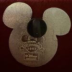 Disney  Vintage Mickey Mouse Red White Blue American Enamel Flag Pin 2001 Photo 1