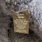 Elizabeth and James  Cardigan Medium Navy Chunky Knit Button Front Classic Photo 5