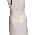 Nicole Miller  NY NWT Tweed Cream Pencil Dress 14 Photo 3