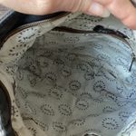 Myra Bag Gray and Cream Geometric Pattern Shoulder Bag Brown Photo 5