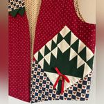 Unique Vintage  Christmas Quilted Vest S/M Photo 2
