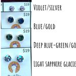 Mini stud earrings in every color of the rainbow Photo 4