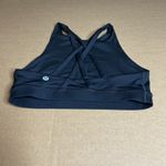 Lululemon  Athletica women’s high neck longline Sports Bra black size 4 Photo 4