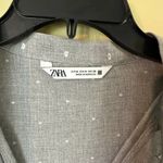ZARA  Gray Dot Dress Size Medium Limited Edition Photo 4