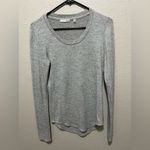 Wilfred Free Heather Gray Long Sleeve Top Size Medium Photo 2