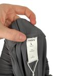 Halara High Waisted Tie Side Wide Leg Work Pants Grey NEW Womens Size Large Photo 5