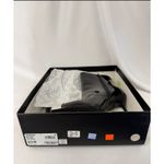 ROHESE P Silver Toe Stiletto Ankle Boots Pointed Black Patent Leather 9.5 Photo 2